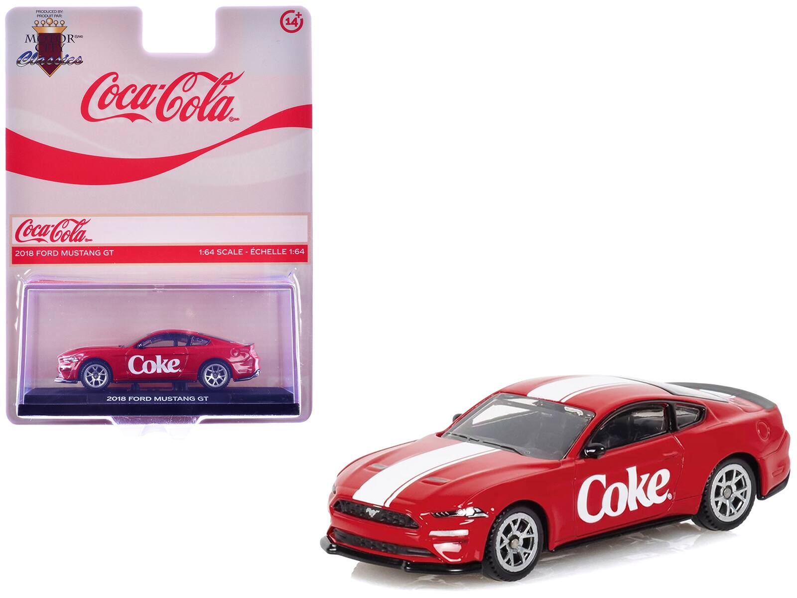 Coca-Cola - 2018 FORD MUSTANG GT 1:64 SCALE