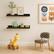 Alt View 6. BOMEDA - 2 Pack 16 in Floating Picture Ledge Shelves, Wooden Wall Shelf for Books, Photos & Decor Display for Living Room - Black.