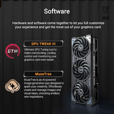 ASUS TUF Gaming NVIDIA GeForce RTX 5070 Ti OC Edition 16GB ASUS TUF Gaming NVIDIA GeForce RTX 5070 Ti OC Edition 16GB