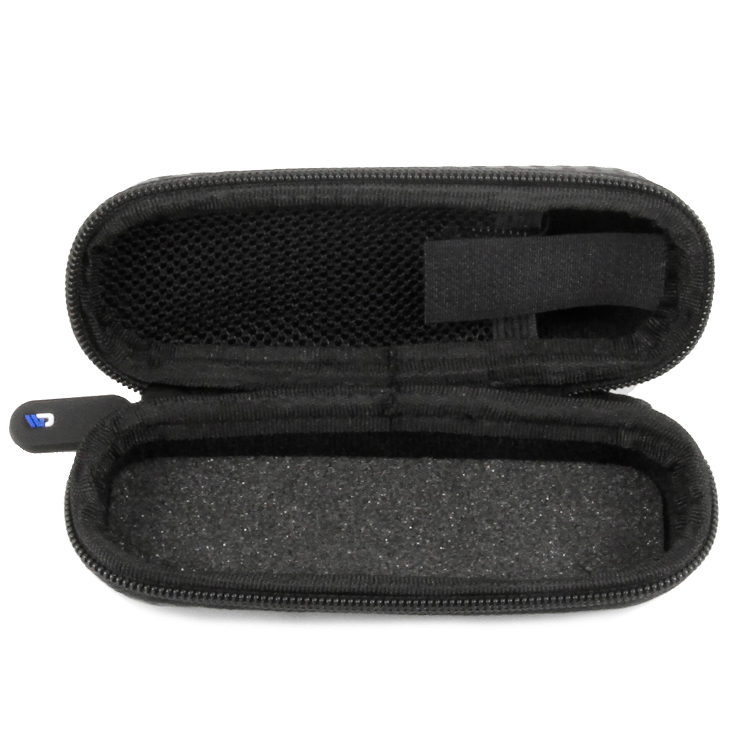 Left. CASEMATIX - Carrying Case Fits FiiO SNOWSKY Echo Nano Audio Player - Portable Pink EVA Travel Case for Digital Music Player.