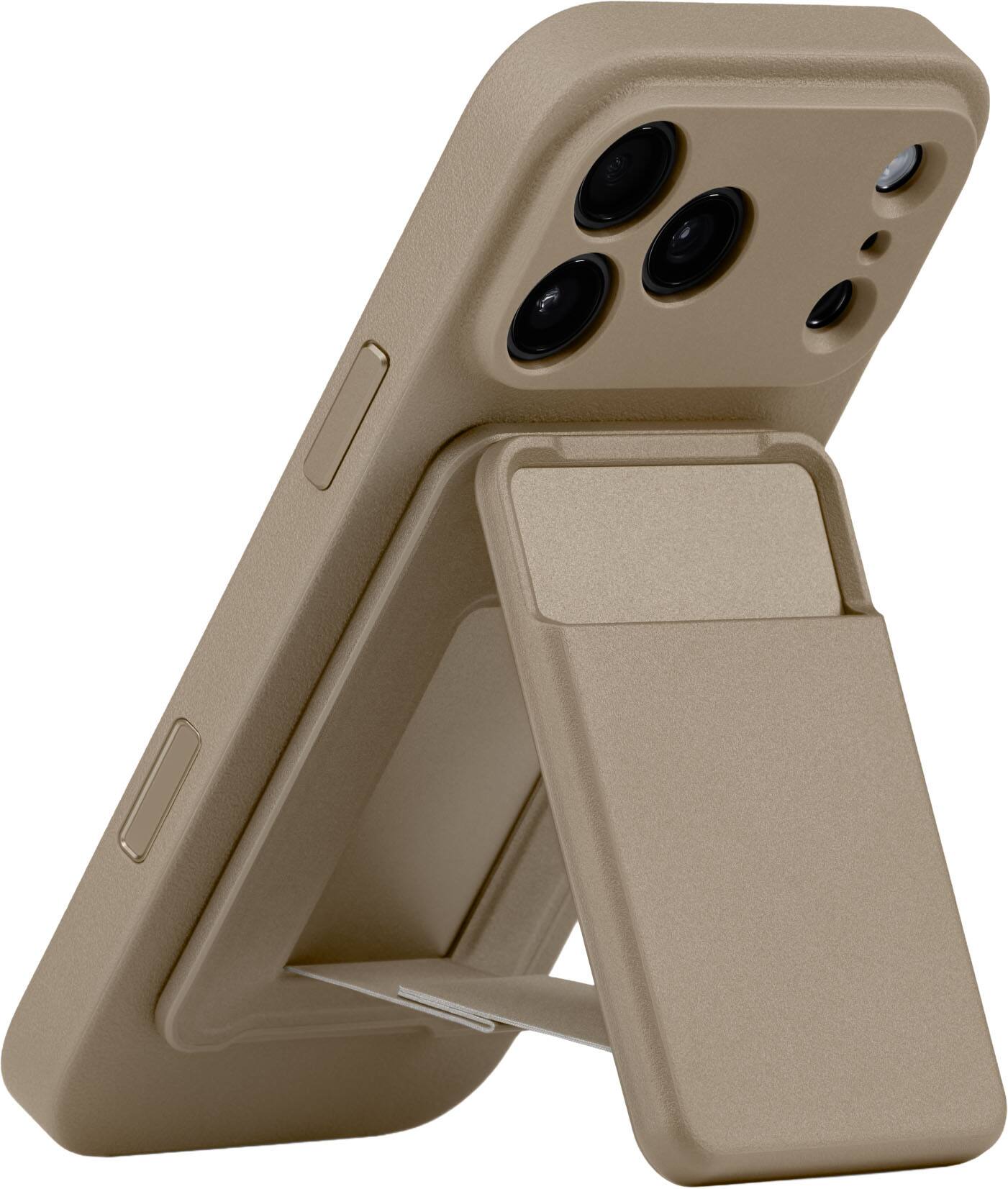 Alt View 1. dbrand - MNML Kickstand Wallet - Tan.