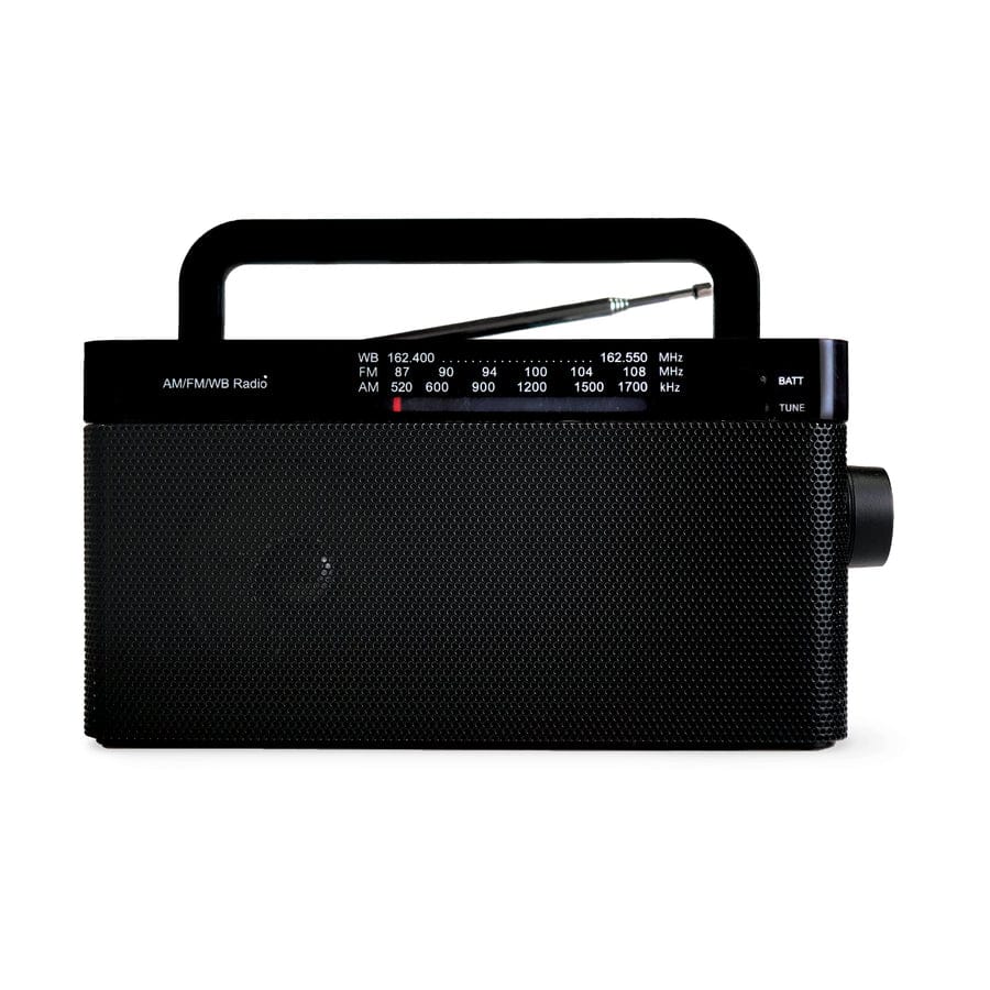 Emerson - AM/FM/WB Radio - Black