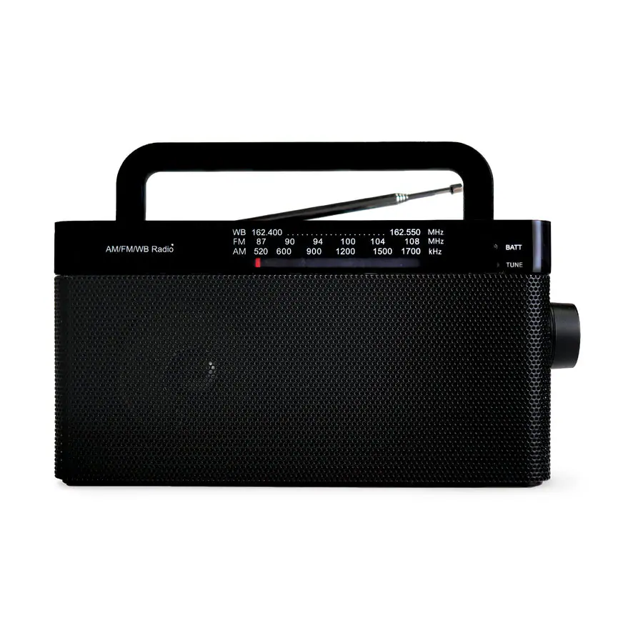 Emerson AM/FM/WB Radio Black ER-7004 - Best Buy
