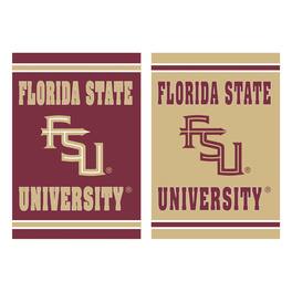 Evergreen Enterprises - Florida State Seminoles 12.5" x 18" Double-Sided Embossed Suede Garden Flag - Multicolor
