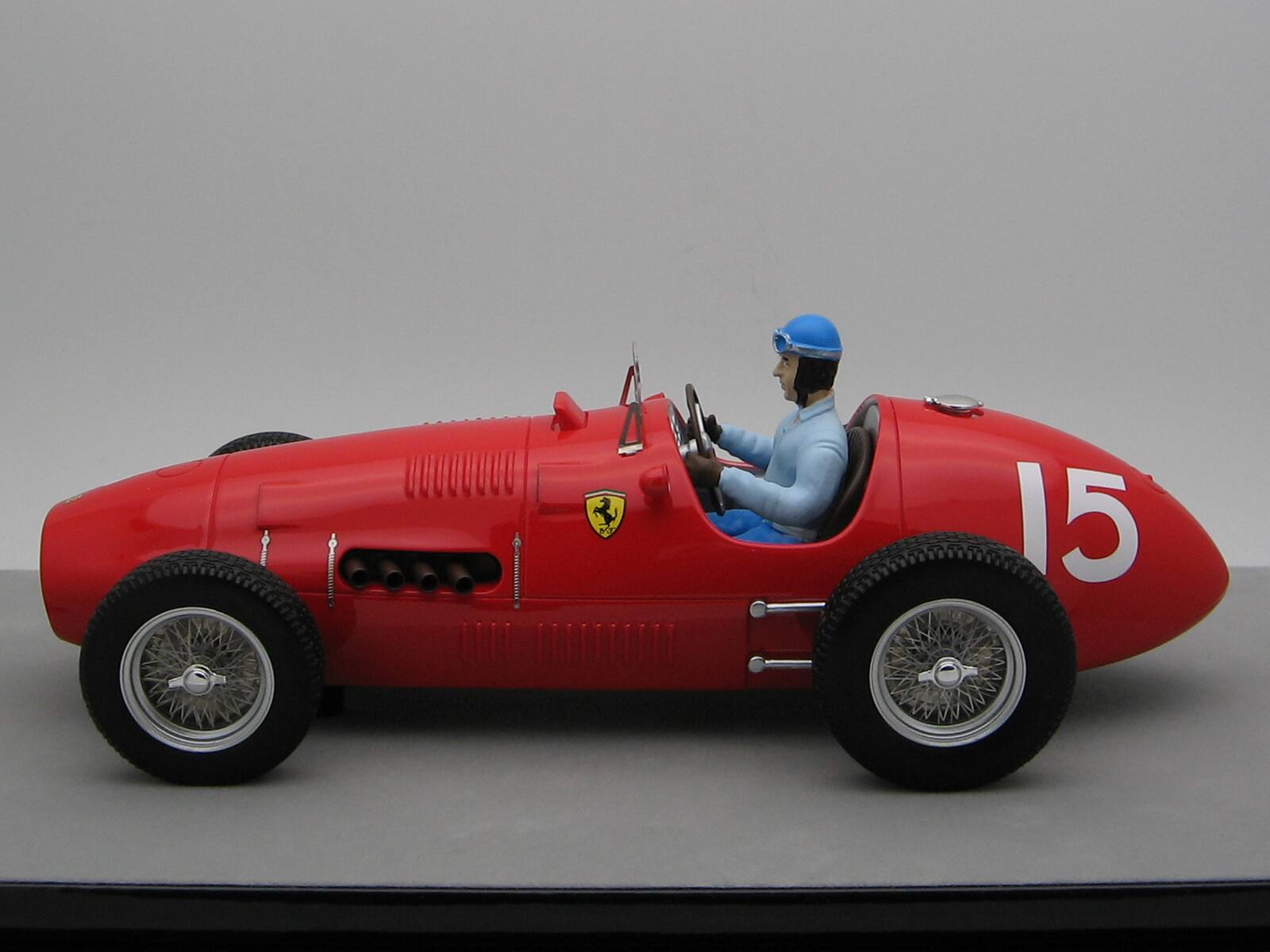 Alt View 2. Tecnomodel - Ferrari 500 #15 Alberto Ascari Winner "F2 England GP" 1952 w/Driver Figure Ltd Ed to 70 pcs 1/18 Model Car by Tecnomodel.