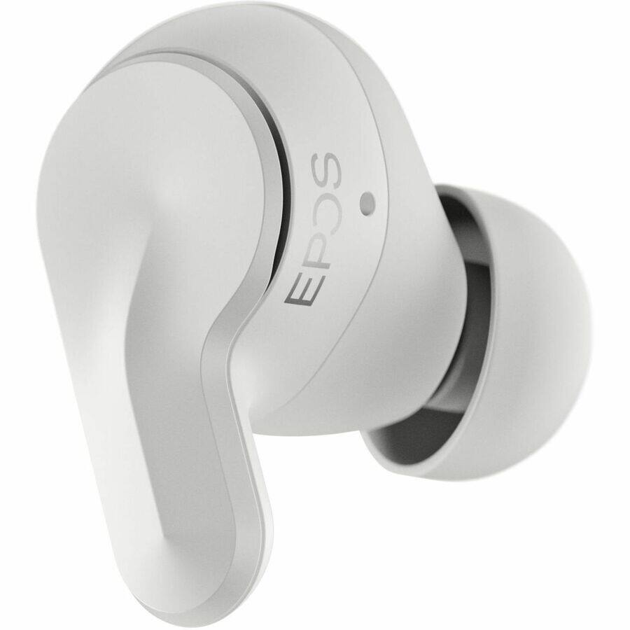 Alt View 6. EPOS - EPOS ADAPT E1 True Wireless Bluetooth Earbuds - Nordic White - Microsoft Teams Certification - Stereo - True Wireless - - White.