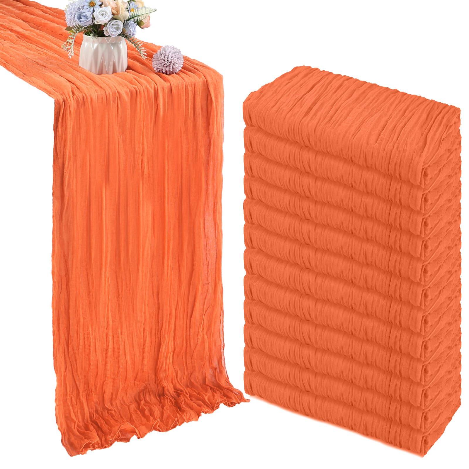 Orange-12 Pcs - 10Ft