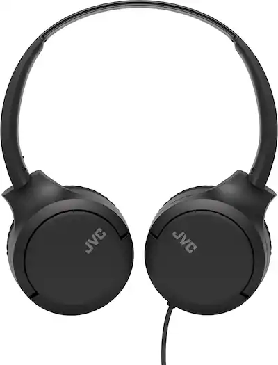 JVC On Ear Wired Headphones with USB C Connection HAS33UCB Black JVC On Ear Wired Headphones with USB C Connection HAS33UCB Black