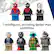 7 minifigures, including Spider-Man and Rhino