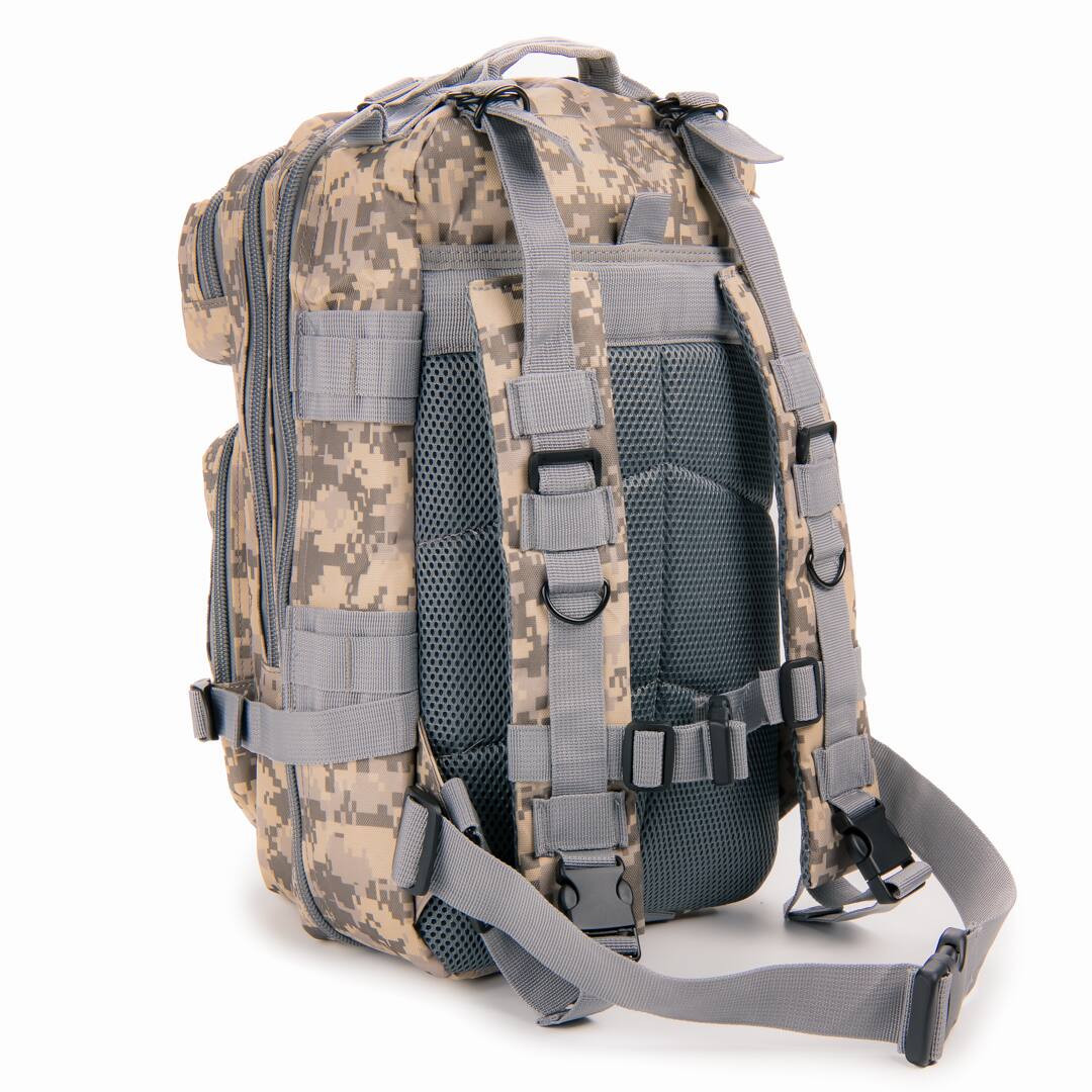 Alt View 3. Rattlesnake Tactical - Rattlesnake Tactical Medium Backpack with Pistol Rentention System, ACU - ACU.