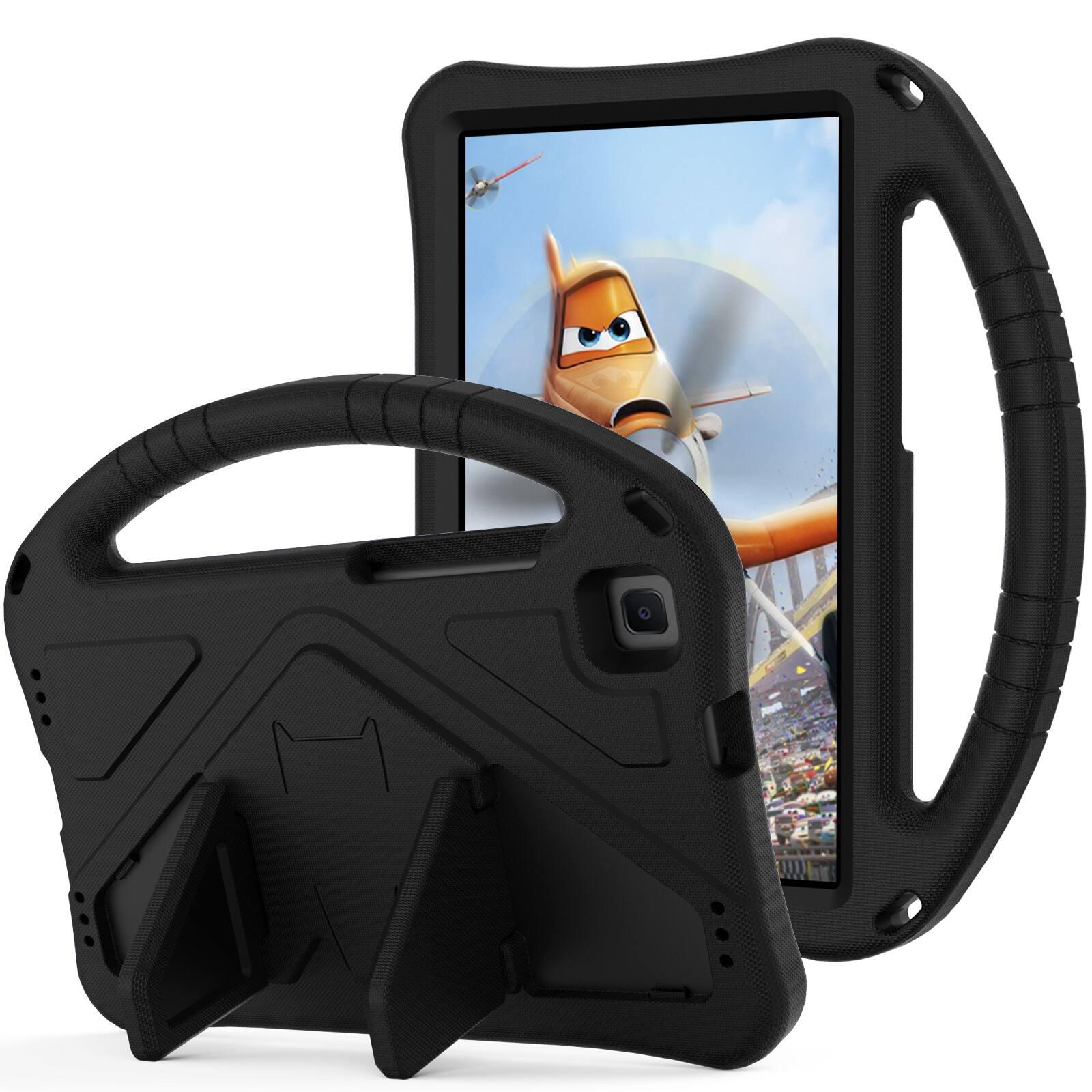 Alt View 1. Dteck - Dteck for Samsung Galaxy Tab A 8.0 2019 Model SM-T290/T295 Tablet Case for Kids Lightweight EVA Shockproof Cover - Black.