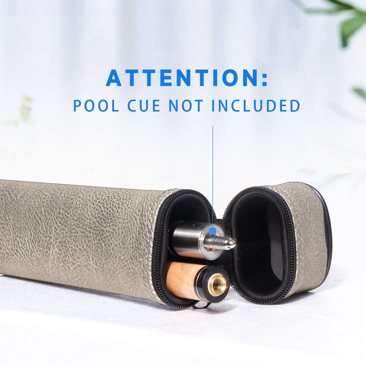 ATTENTION: POOL CUE NOT INCLUDED