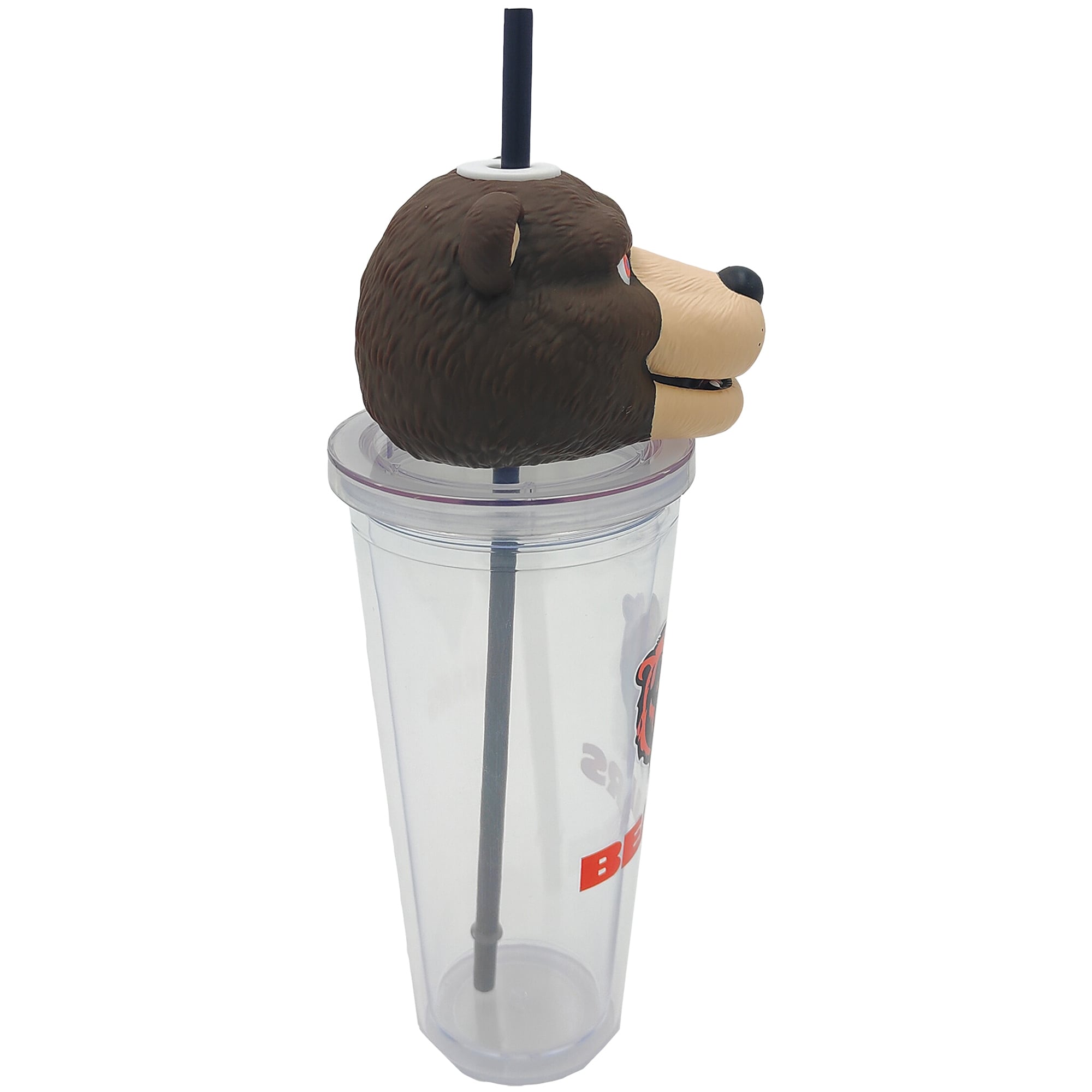 Alt View 2. Pegasus - Chicago Bears Mascot Lid 24oz. Sipper Cup - Multicolor.