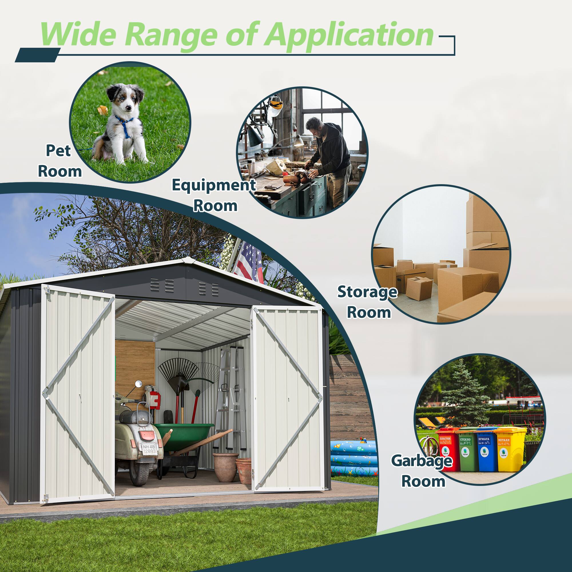 Wide Range of Application

- Pet Room
- Equipment Room
- Storage Room
- Garbage Room