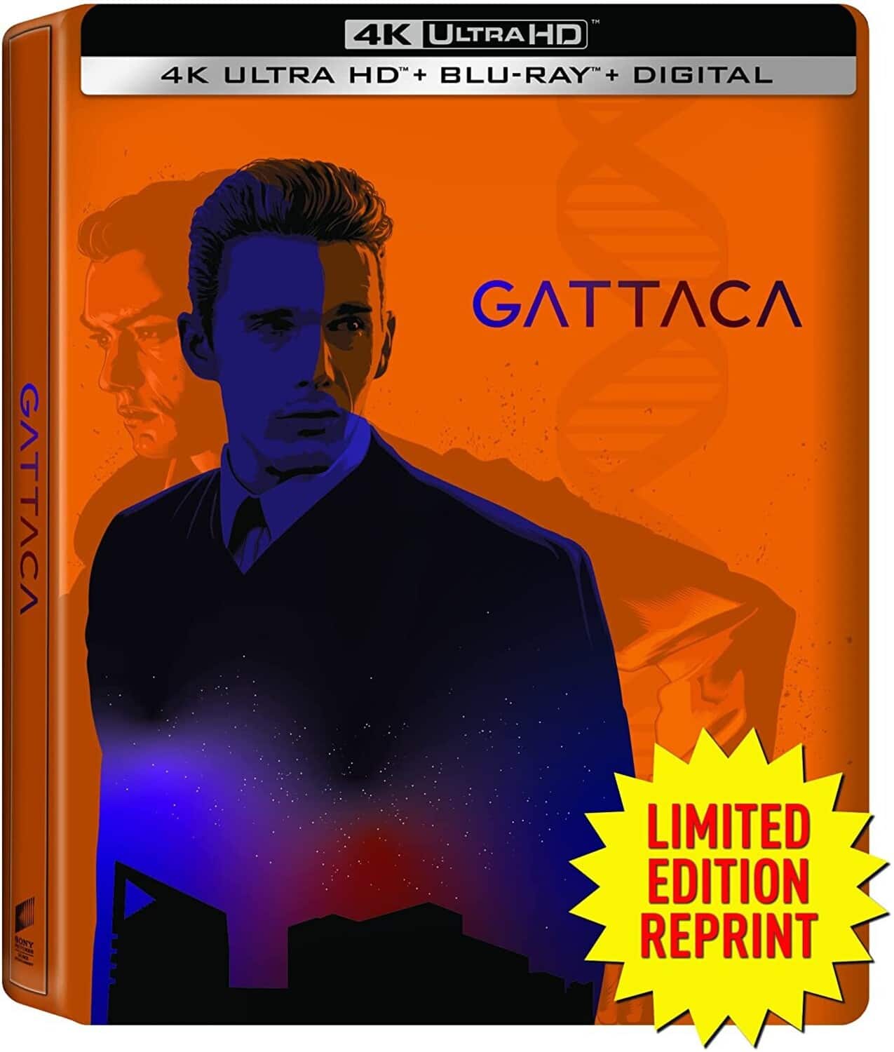 Front. Gattaca (Steelbook)   - 4K Blu-Ray.