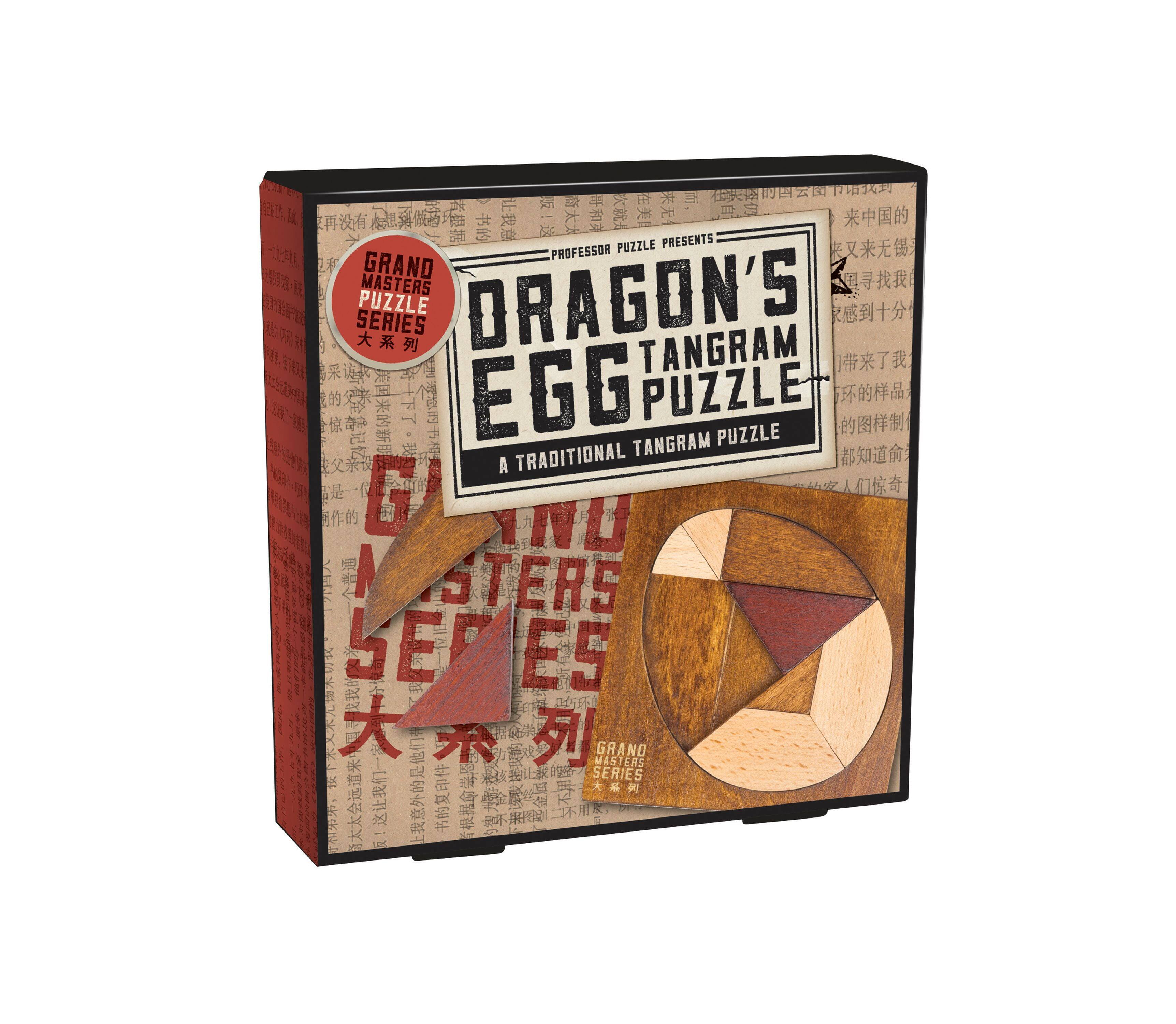 PROFESSOR PUZZLE PRESENTS  
GRAND MASTERS SERIES  
DRAGON'S EGG TANGRAM PUZZLE  
A TRADITIONAL TANGRAM PUZZLE