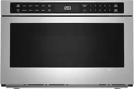 KitchenAid - 24" Under-Counter Microwave Oven Drawer with Steam Cooking - PrintShield Stainless Finish