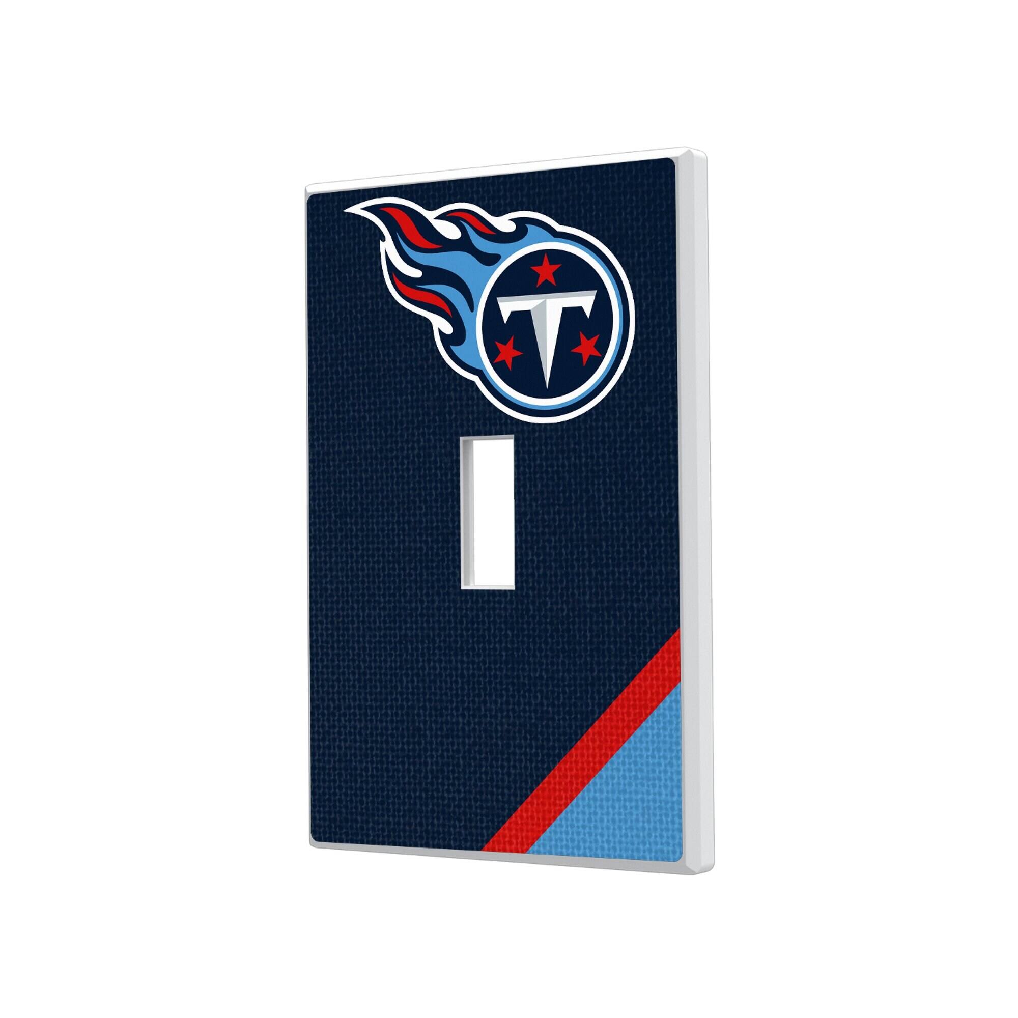 Keyscaper - Tennessee Titans Diagonal Stripe Single Toggle Light Switch Plate - Multicolor price history on PriceWatchPro
