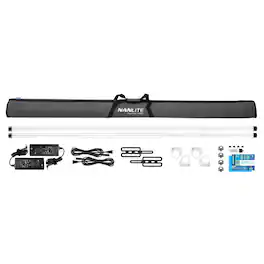NANLITE - PavoTube II 60XR 8' 106W RGBWW Pixel Tube 2-Light Kit,Built-In CRMX