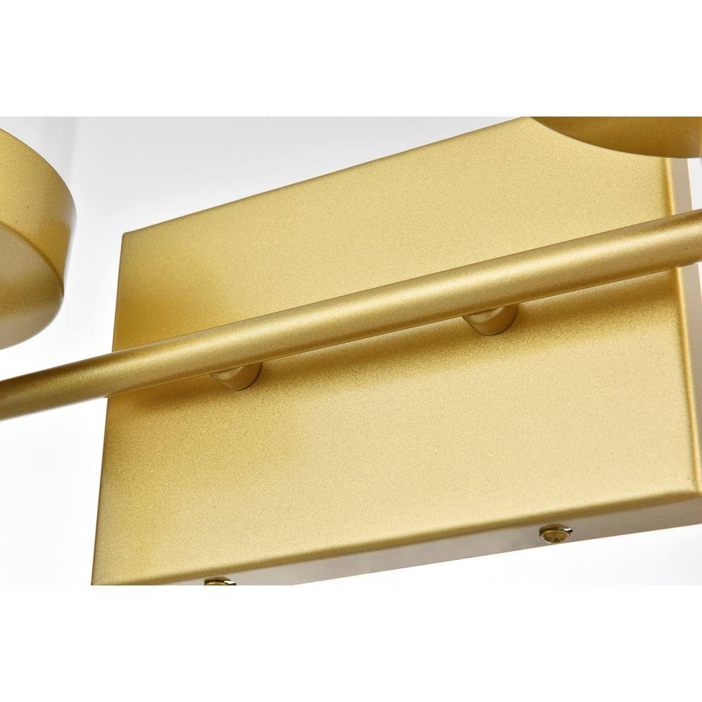 Living District - Benny 2 light Bath Sconce - Brass And Clear price history on PriceWatchPro