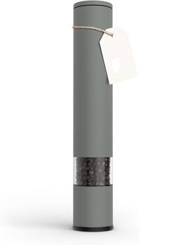 FINEAK - Ash Manual Salt and Pepper Mill with Adjustable Ceramic Grinder - Gray