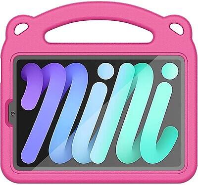 Alt View 7. SaharaCase - iPad mini A17 Pro & 6th Generation 2021 Protection Bundle, KidProof Case with Tempered Glass Screen - Pink.