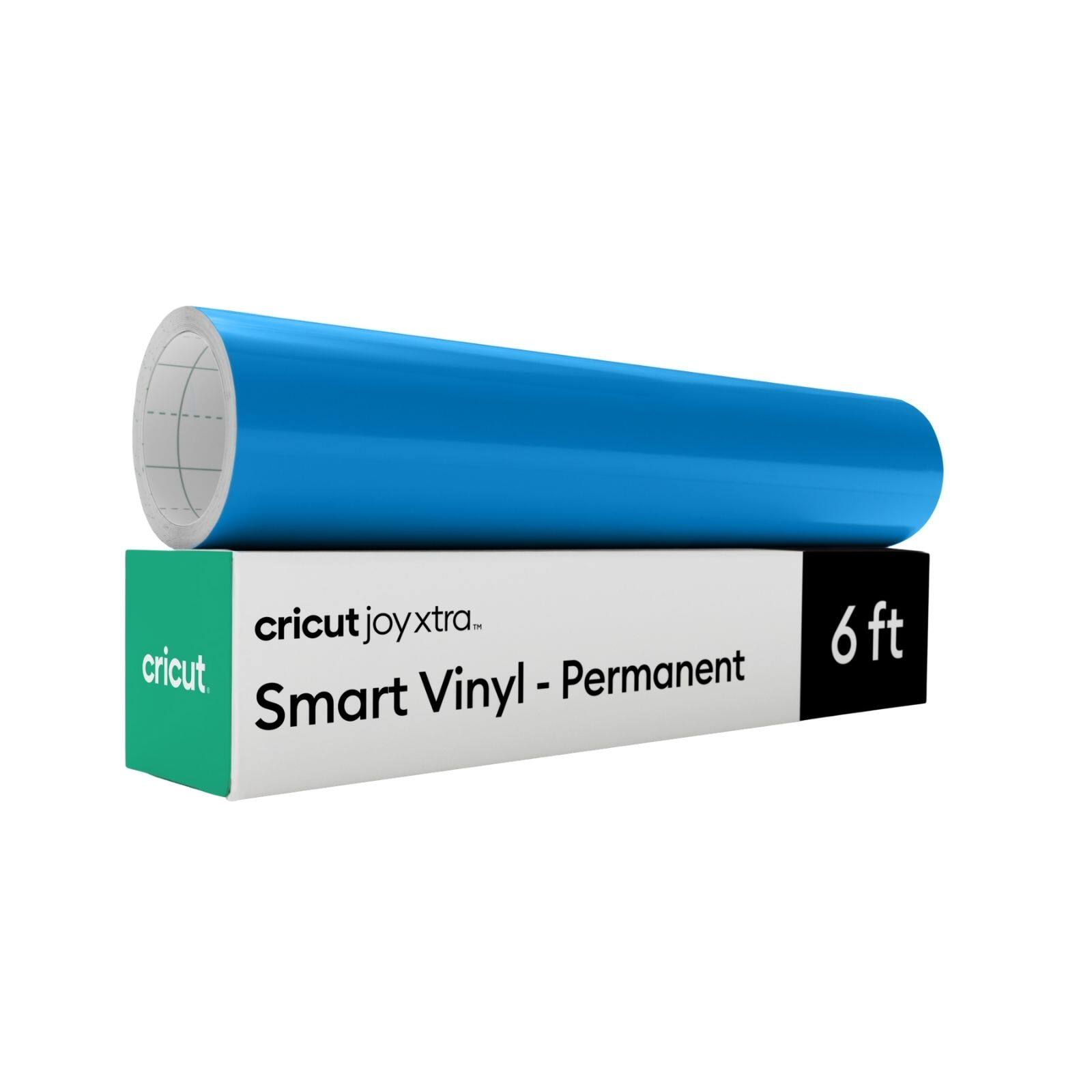 Cricut - Joy Xtra Smart Vinyl - Permanent, Ocean Blue, 9.5 in x 6 ft (1)