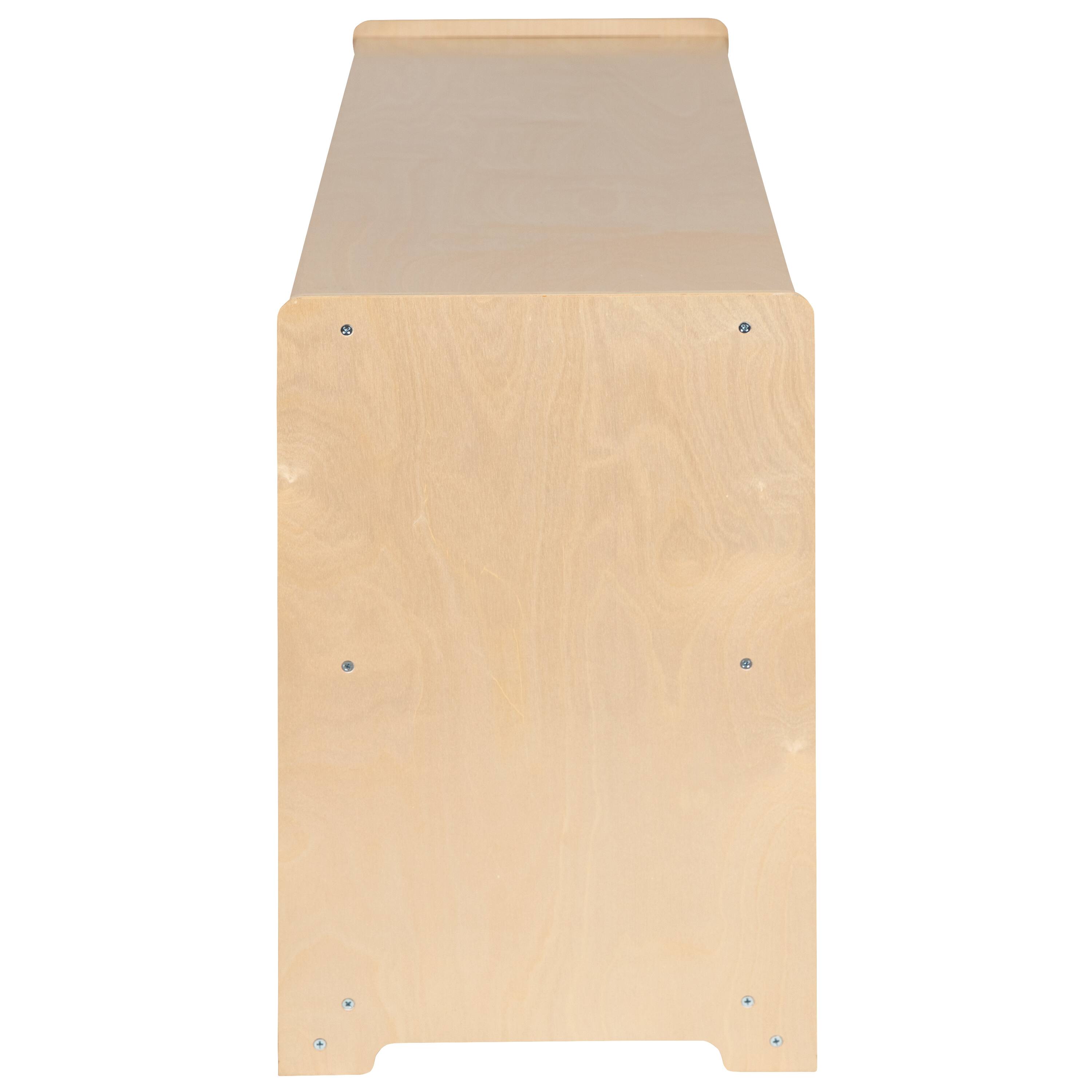 Alt View 7. Emma + Oliver - Wooden School Classroom Storage Cabinet for Commercial or Home Use - Natural.