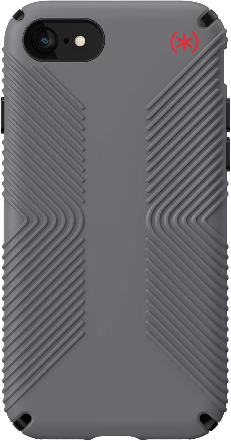 Angle. Speck - Speck Presidio 2 Grip iPhone SE (2020) iPhone 7/8 gray - Gray.