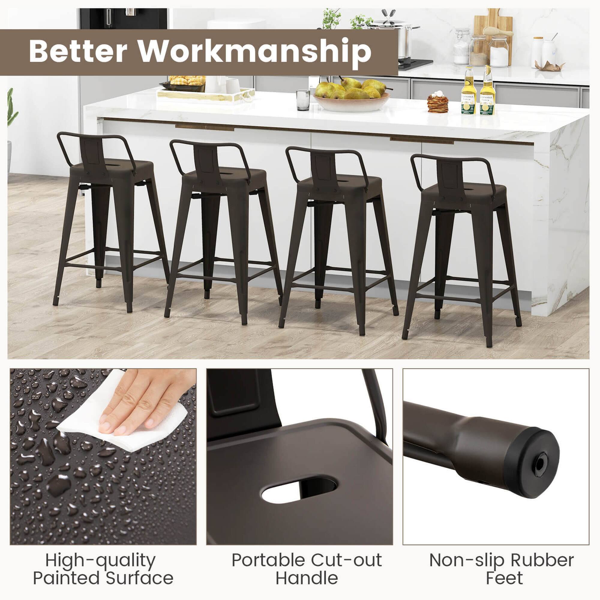 Better Workmanship

- High-quality Painted Surface
- Portable Cut-out Handle
- Non-slip Rubber Feet