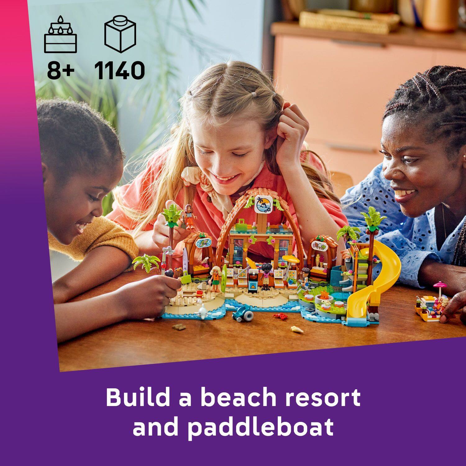 8+ 1140
Build a beach resort and paddleboat