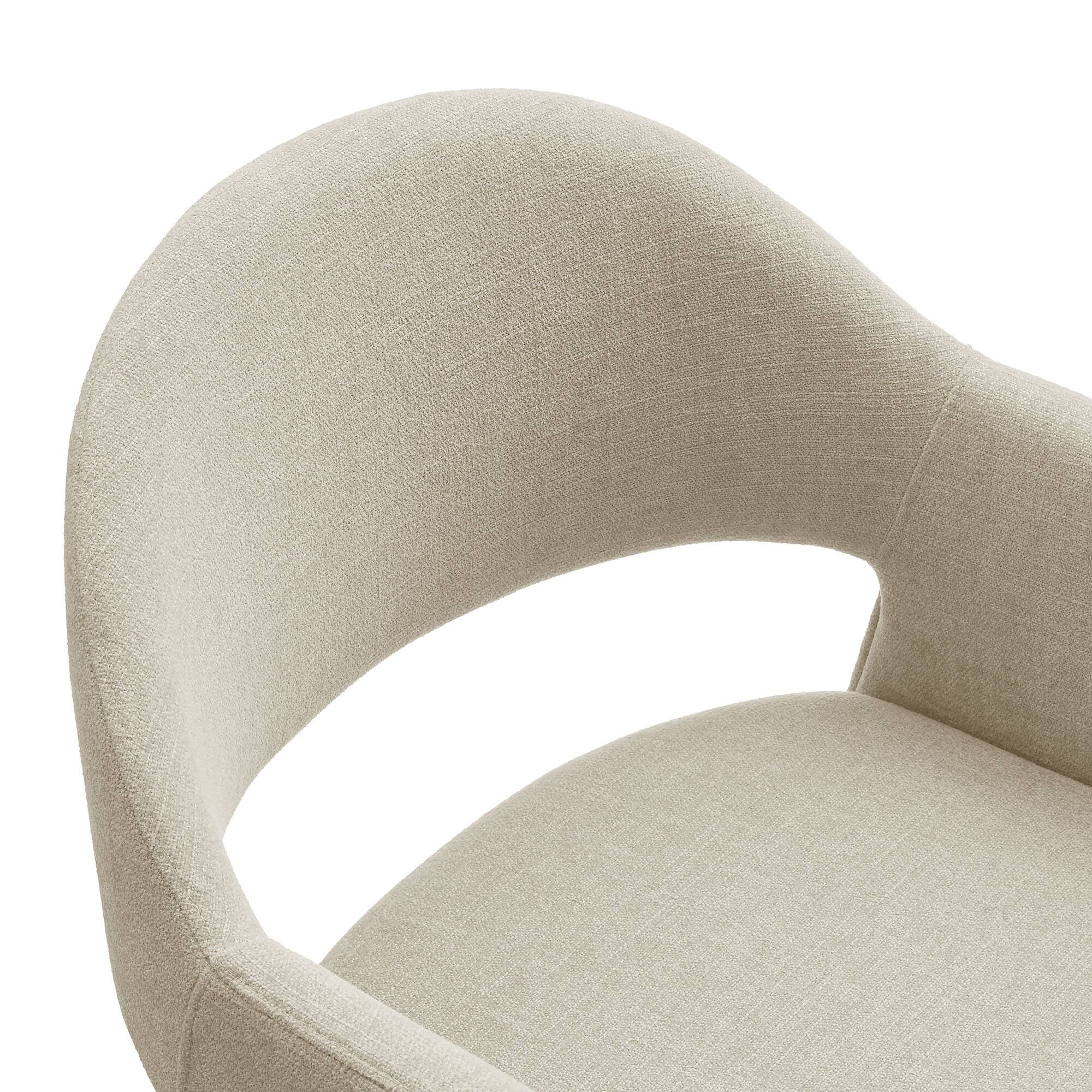 Alt View 5. Modway - Talia 37 Inch Upholstered Fabric Counter Stool by Modway - Linen.