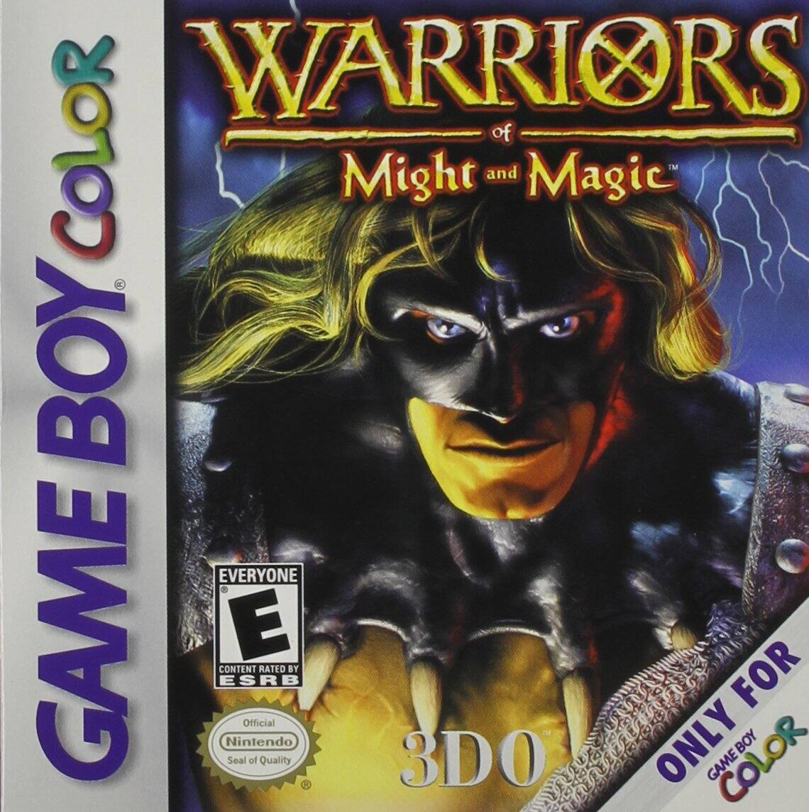 **GAME BOY COLOR**

**WARRIORS of MIGHT and MAGIC**

**3DO**

**EVERYONE E**  
CONTENT RATED BY ESRB

**Official Nintendo Seal of Quality**

**ONLY FOR GAME BOY COLOR**