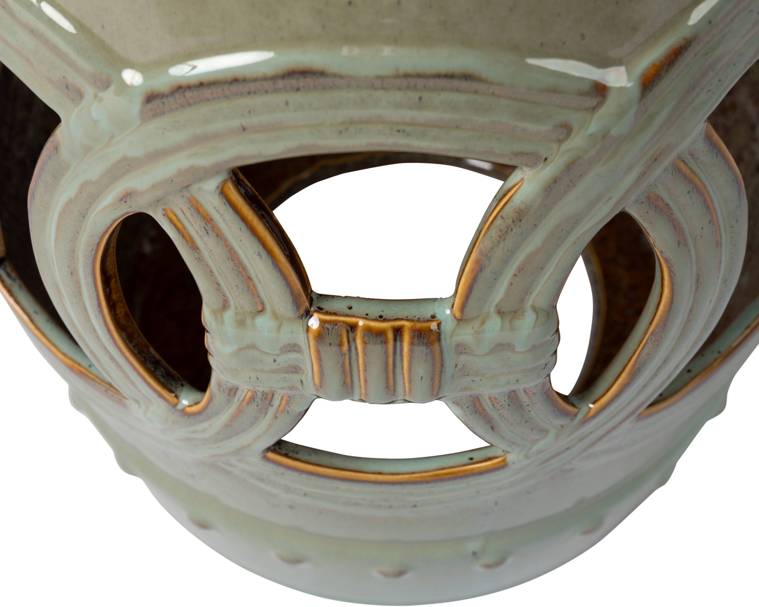 Alt View 15. Patio Sense - Medallion Ceramic Outdoor Garden Stool.