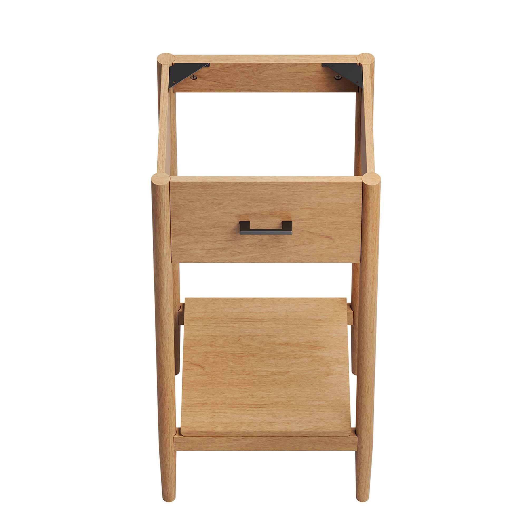 Alt View 4. Modway - Zaire Bathroom Cabinet Basin Not Included by Modway - Natural.