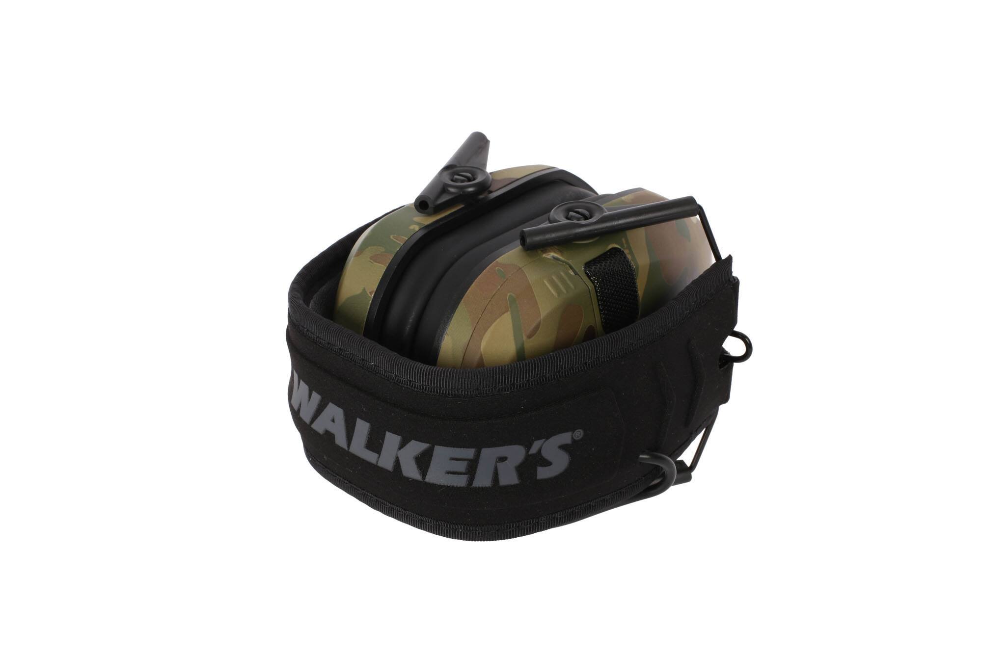 Left. Walker’s - Walkers Razor Slim Electronic Muff (MultiCam Camo Tan) Bundle - Camo.