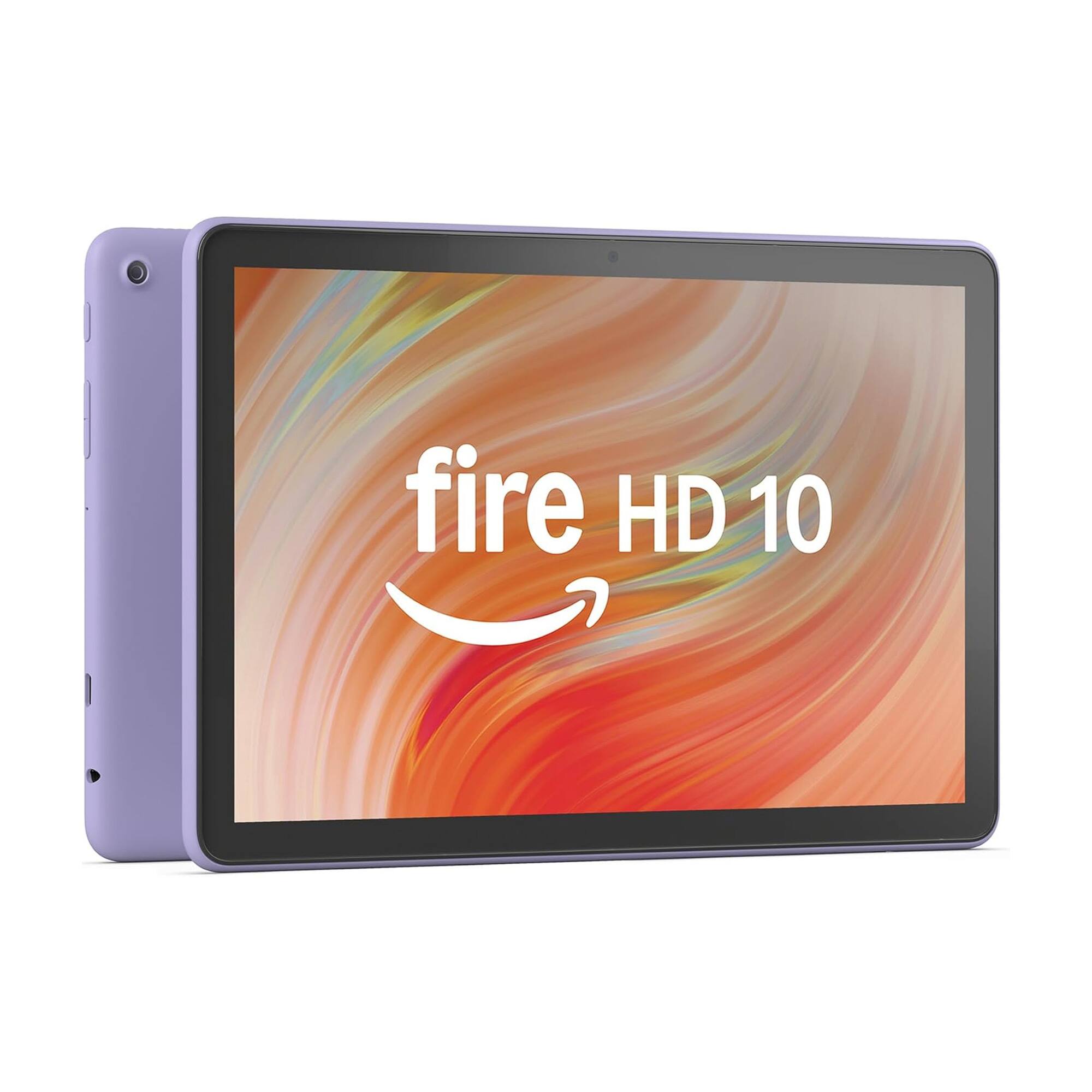 Alt View 4. Amazon - Amazon Fire HD 10 10.1" 32GB Wi-Fi Tablet 13th Gen Lilac + 256GB MicroSD Bundle - Lilac.