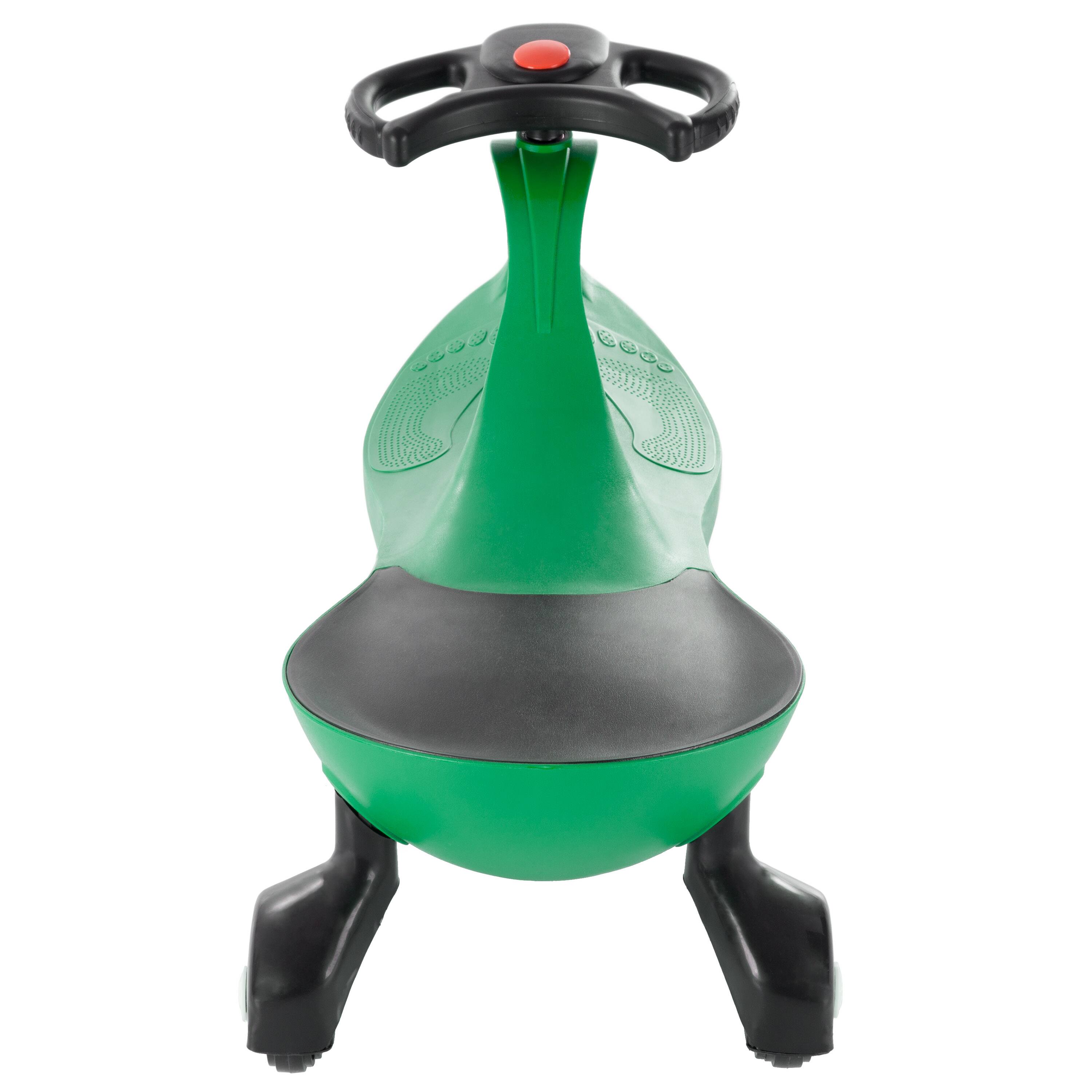 Angle. Lil Rider - Wiggle Car for Ages 3 and Up - Twist, Wiggle, and Go (Green).