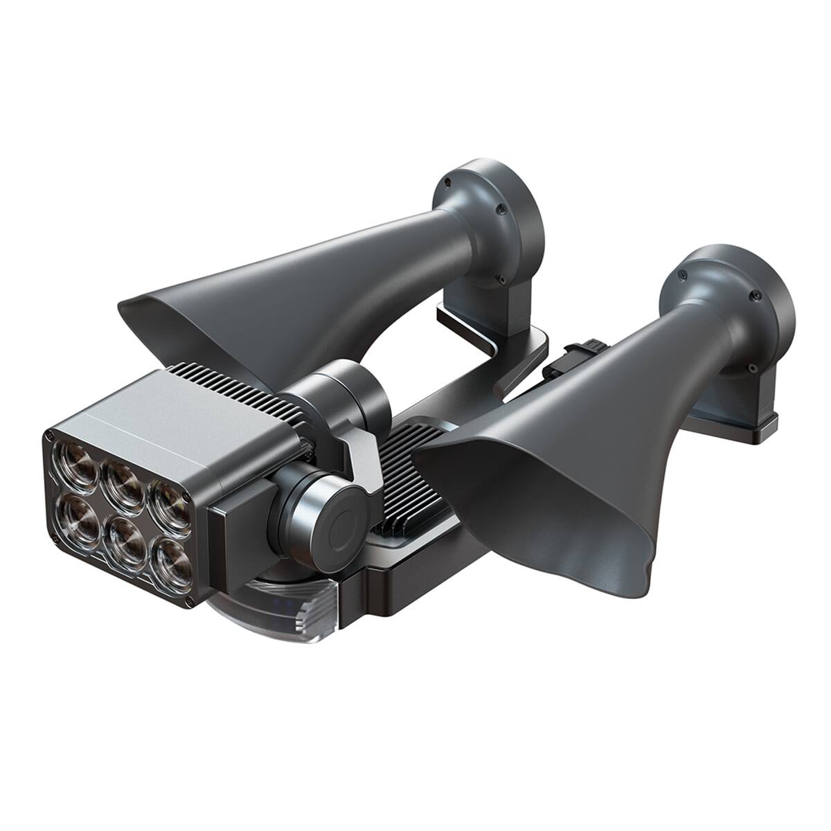 Front. CZI - CZI LP35 96W Searchlight and Broadcasting System for DJI M300/M350 Drone.