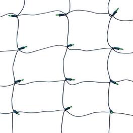 Celebrations - Classic LED T5 Green 100 ct Net Christmas Lights 4 ft.