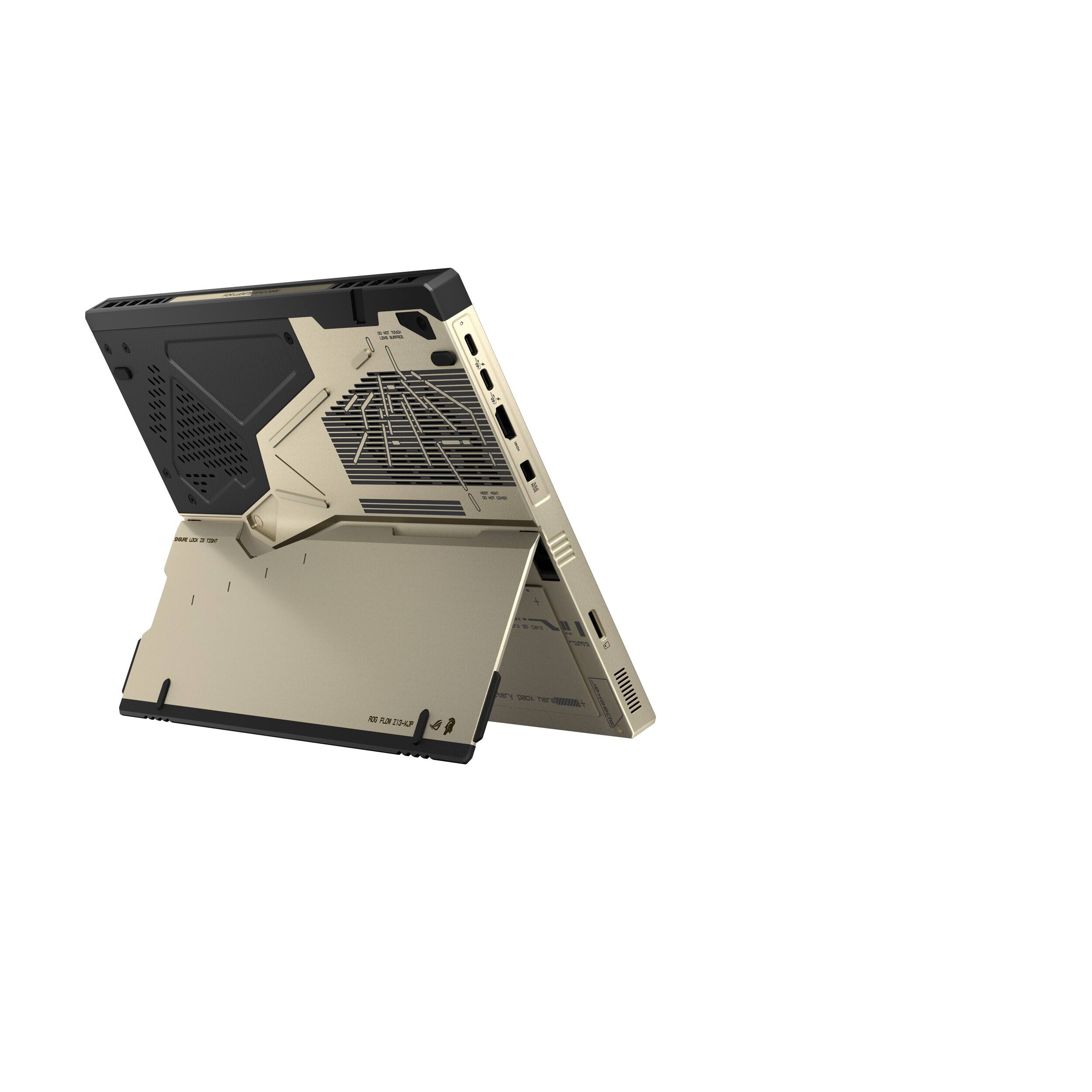 Alt View 13. ASUS - ROG Flow Z13-KJP 13.4" 2.5K 180Hz Touch-Screen Gaming Laptop - Copilot+ PC - AMD Ryzen AI Max+ 395 - 128GB RAM - 1TB SSD - KOJIMA PRODUCTIONS Edition.