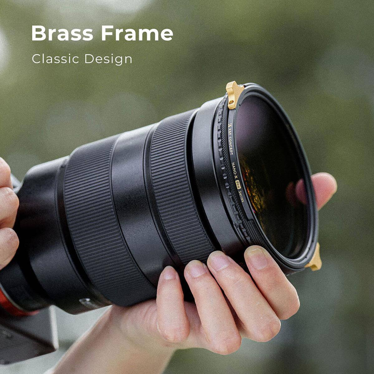 Brass Frame Classic Design  
KAF CONCEPT NANO-X Pro Series