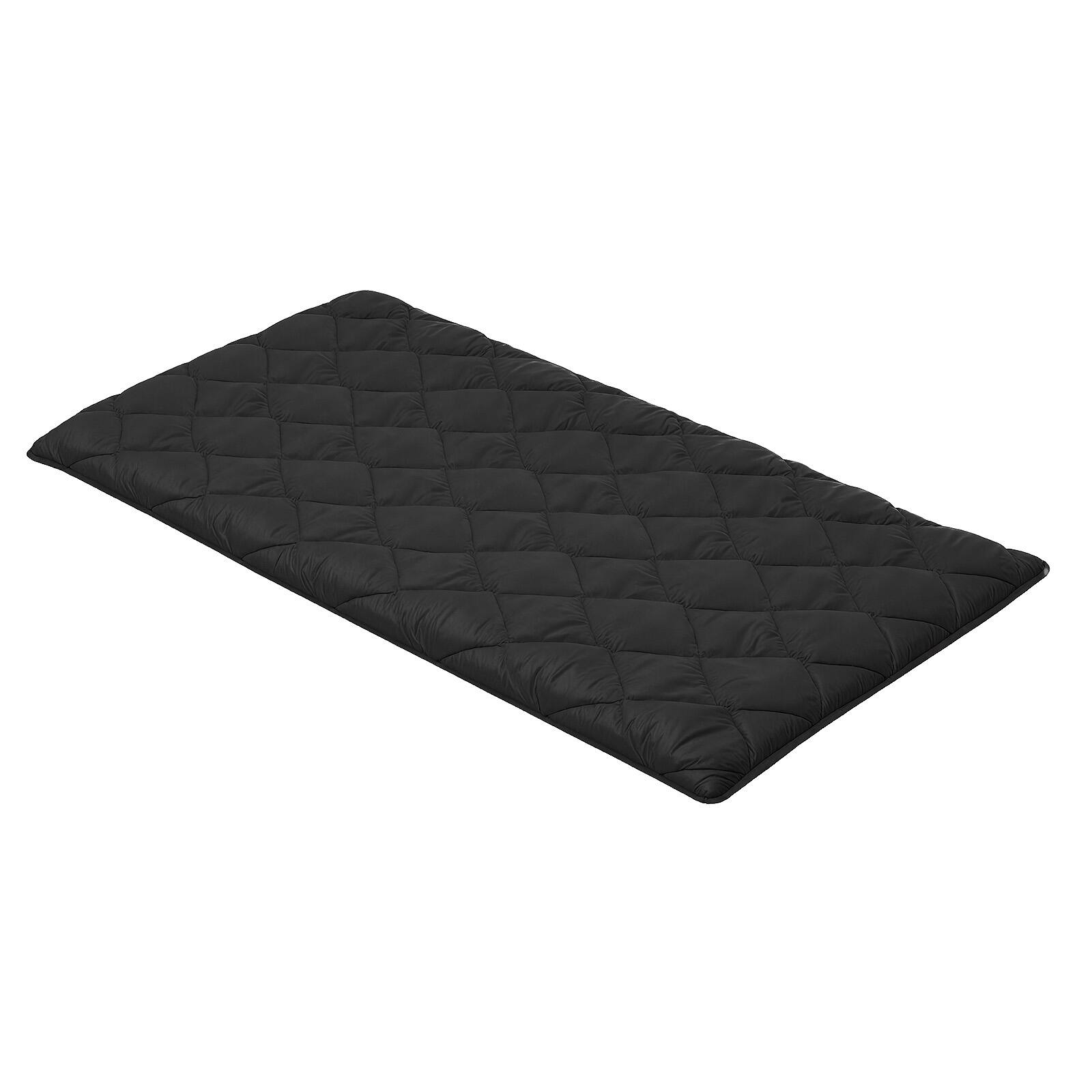 Alt View 5. VEVOR - Japanese Tatami Mat, Twin Size Foldable Japanese Tatami Mattress, Futon Mattress with Storage Bag & Fastener - black.