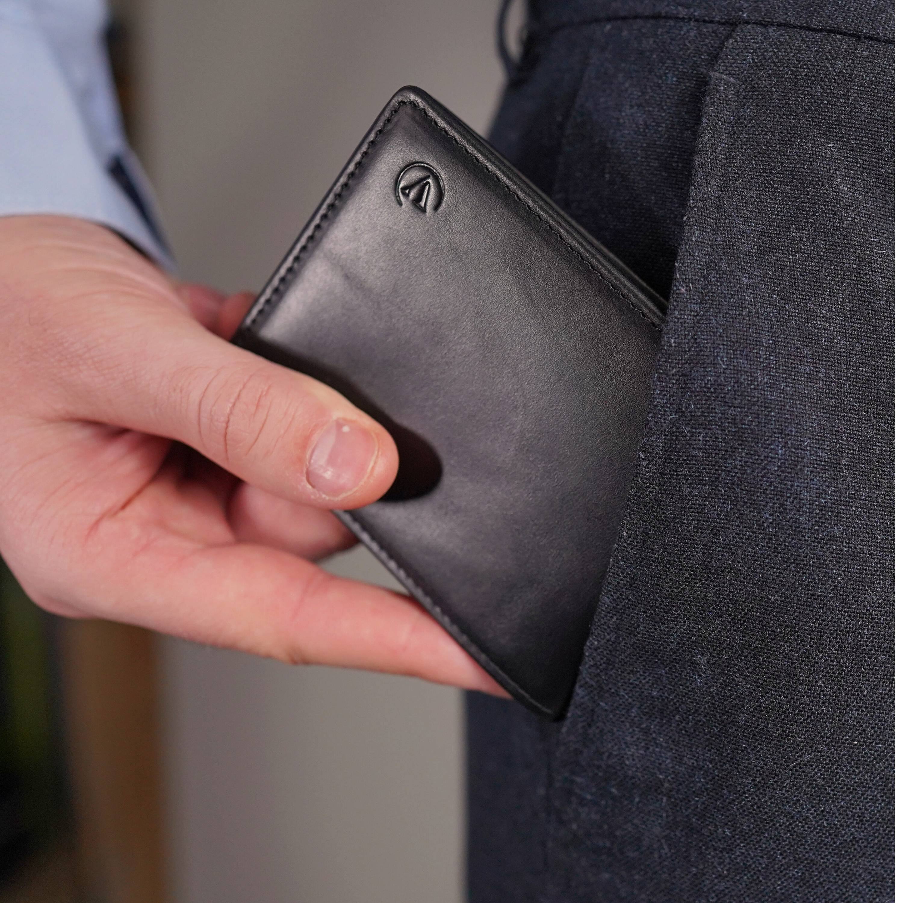 Alt View 7. Vionentus - Paragon VN500 Leather Wallet For Men - Black.