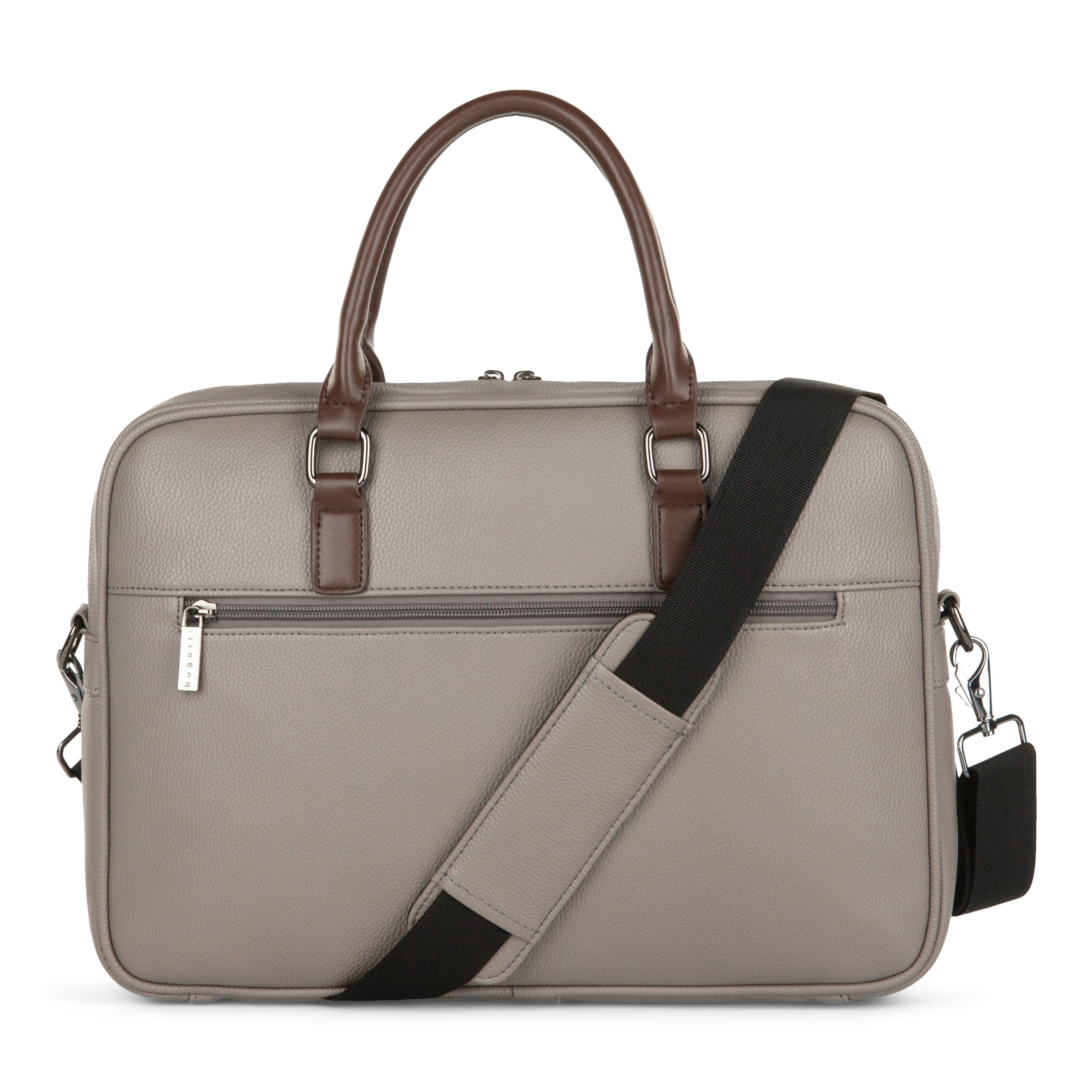 Alt View 11. Bugatti - Contrast collection - Briefcase - Gray.