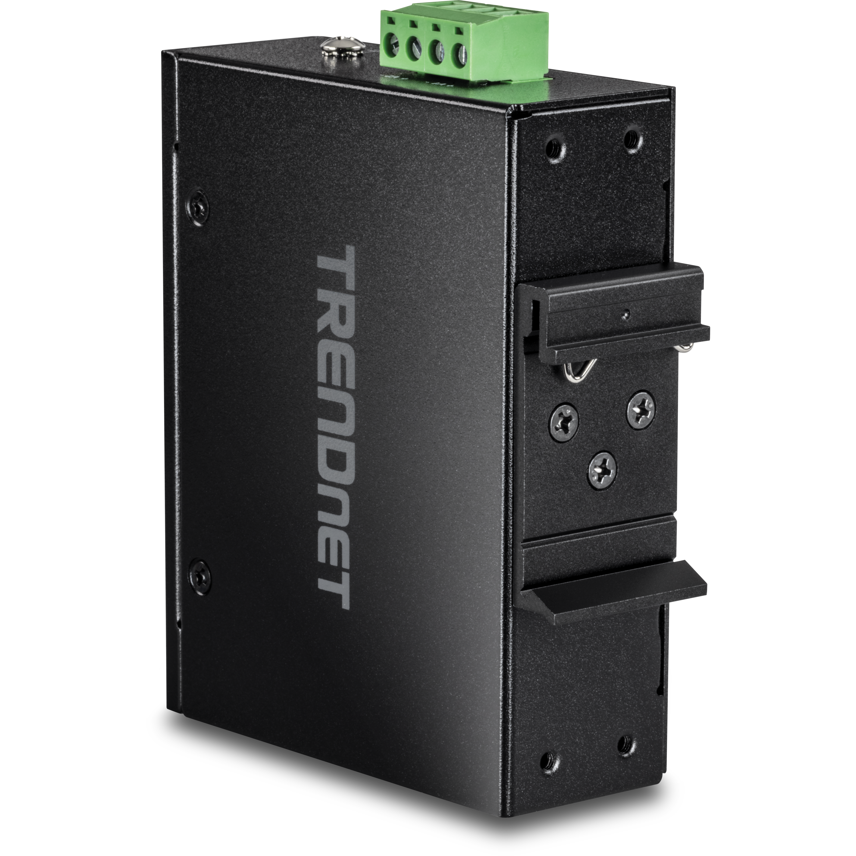 Alt View 4. Trendnet - TRENDnet Industrial Gigabit UPoE Splitter, Dual DC Power Outputs, DIN-Rail or Wall-Mountable, Adjustable Voltage Output.