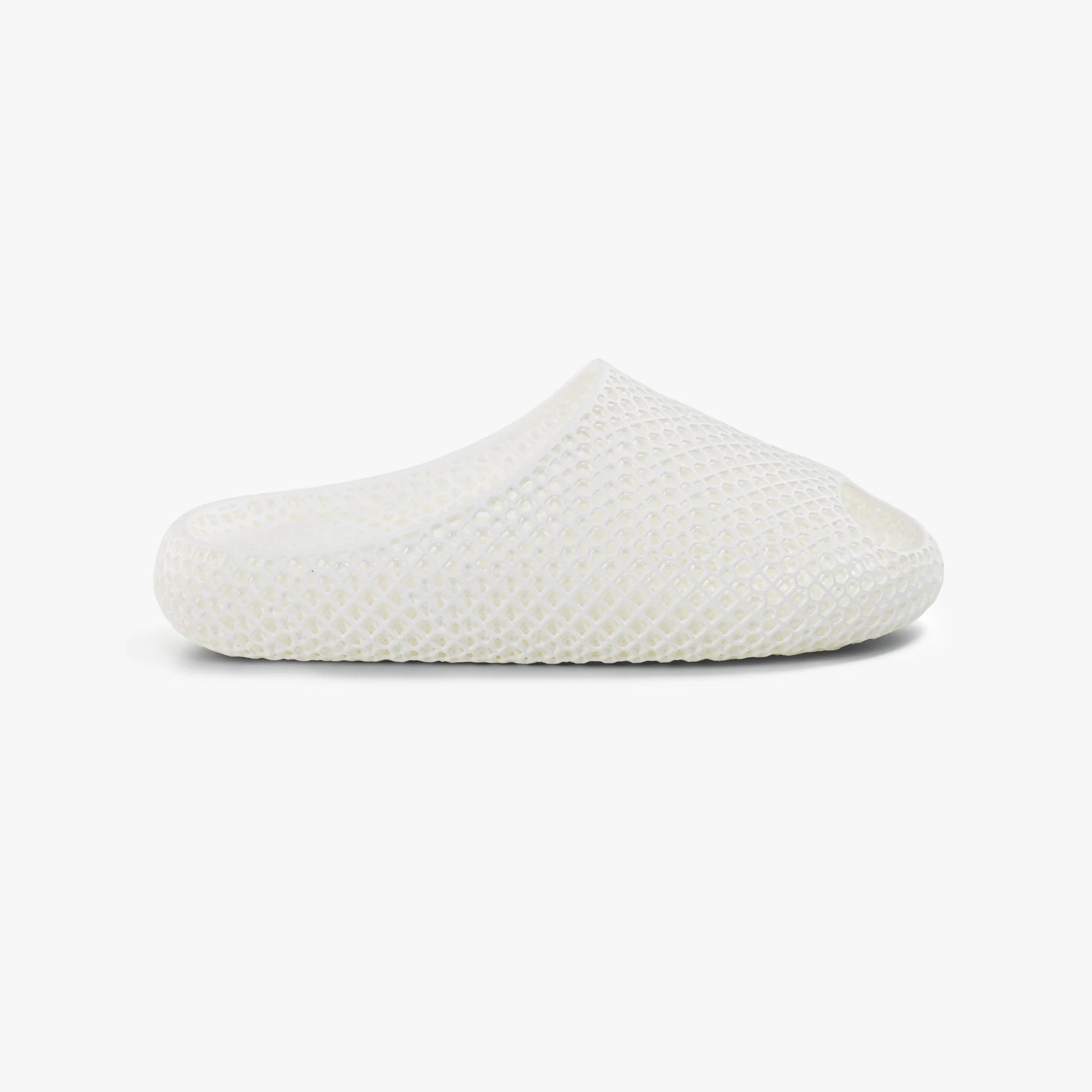 Alt View 1. Nexbie - AeroCloud 3D Printed Slippers - White.