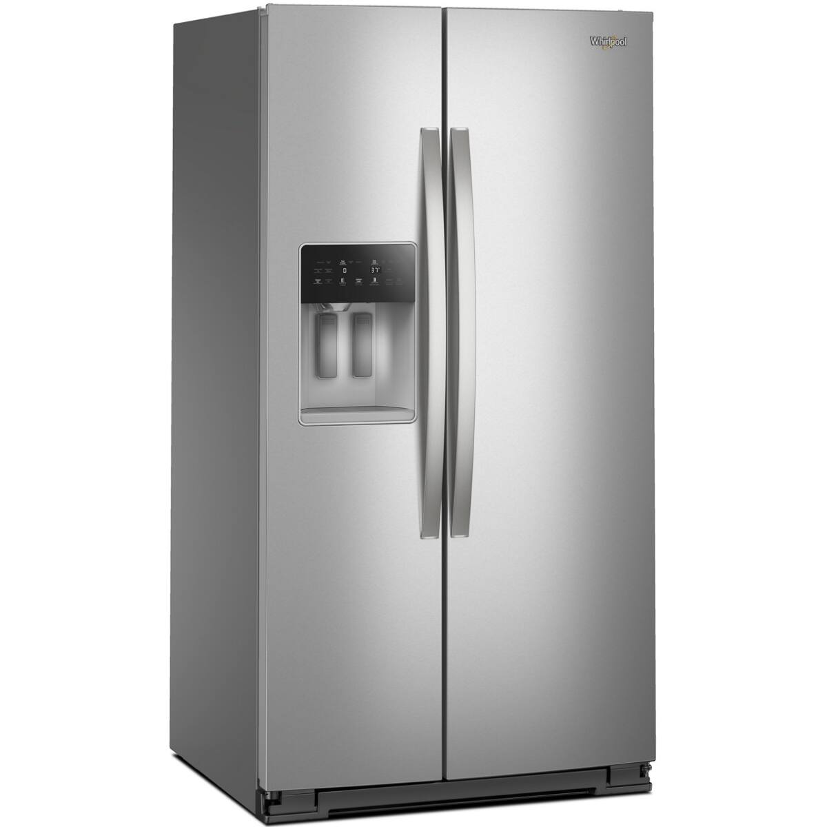 Alt View 10. Whirlpool - 28.7 Cu. Ft. Side-by-Side Refrigerator with TruCool System - Fingerprint-Resistant Stainless Finish.
