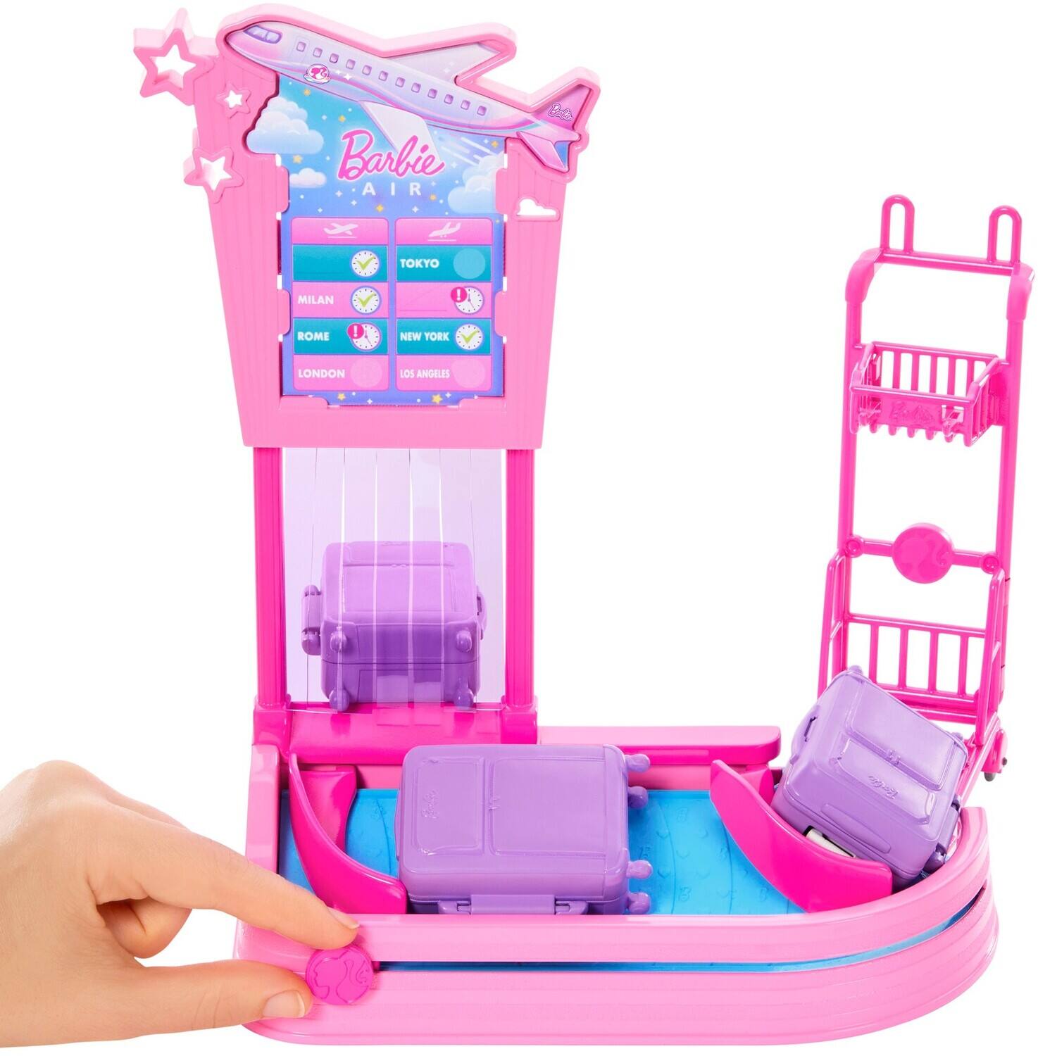 Barbie AIR  
TOKYO  
MILAN  
ROME  
NEW YORK  
LONDON  
LOS ANGELES