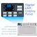 HIGH MED 68 LOW AUTO SPEED FAN ECO SPEED FILTER SLEEP COOL DRY FAN AUTO MODE TIMER Digital LED Display POWER Panel 68 with 24-hour timer, adjustable thermostat, and fan only function